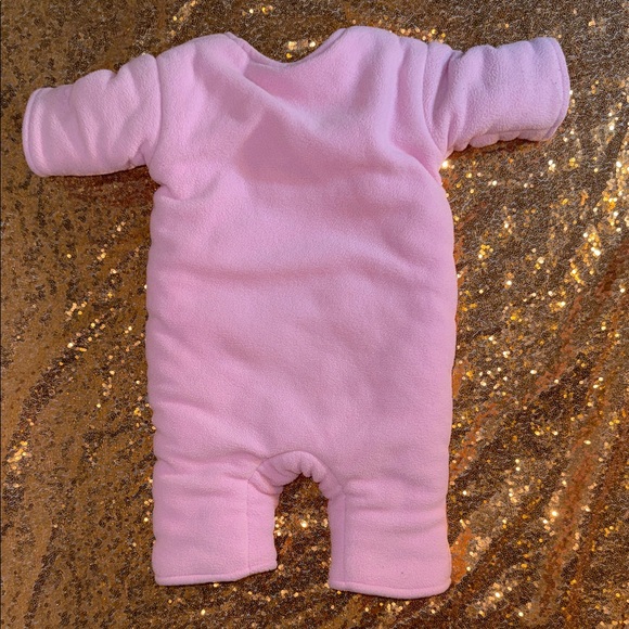 Baby Merlin's Magic Sleepsuit Pink Fleece One Piece - Picture 3 of 5